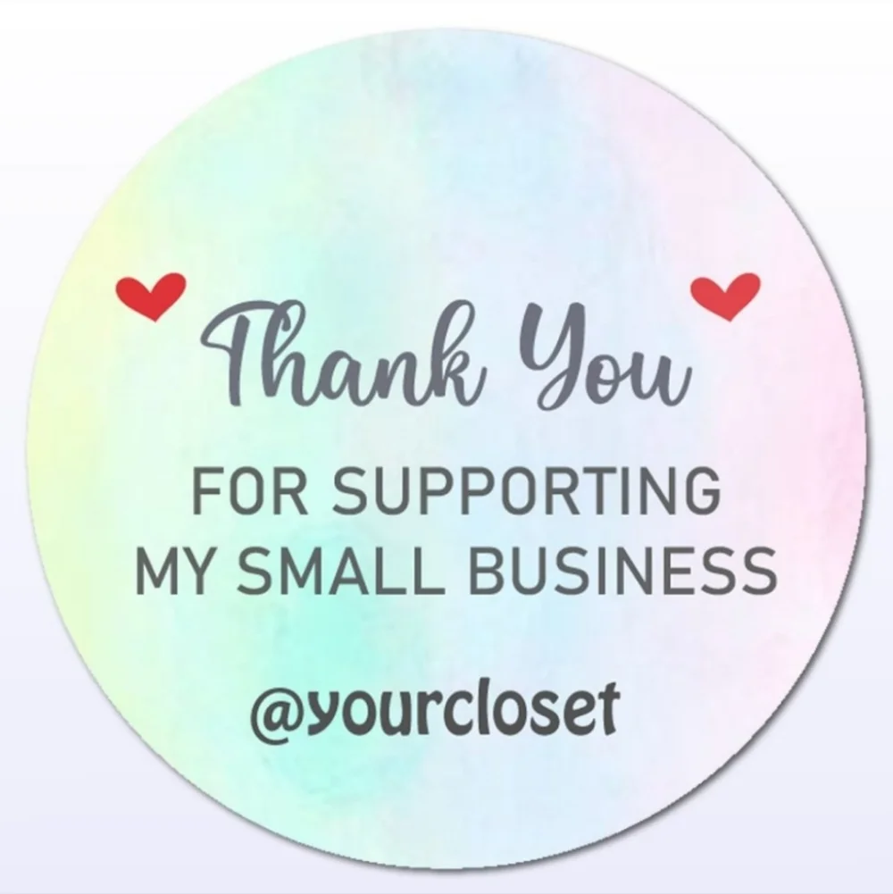 96 Fashion Thank you Stickers 2